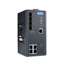 4GE PoE + 2G SFP + 2 VDSL2 port Managed Redundant Industrial Switch